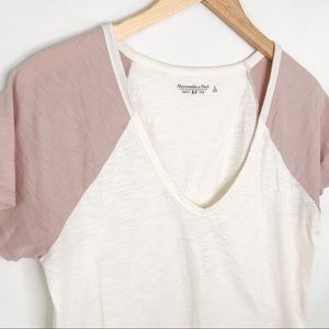 Abercrombie & Fitch Soft AF Baseball Style Tee